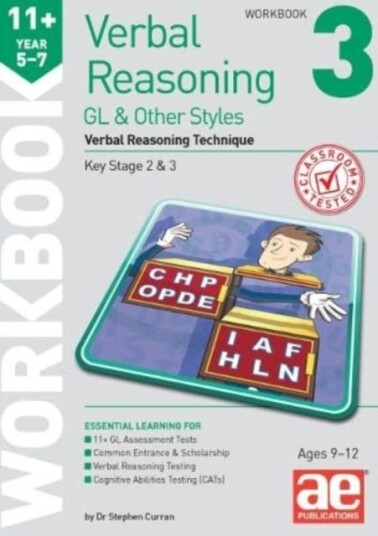 11+ Verbal Reasoning Year 57 GL & Other Styles Workbook 3  Verbal Reasoning Technique
