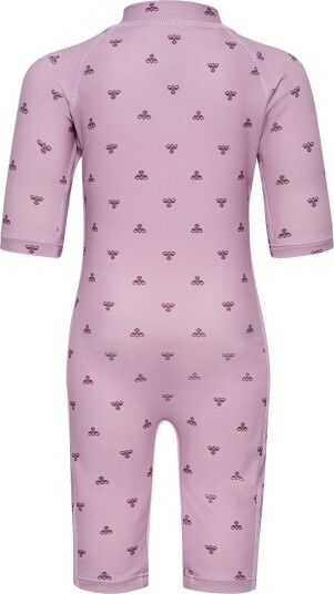 Hummel Hmlmini Bee Aop Swimsuit 3/4 Sl Purple 86 Hummel Hmlmini Bee Aop Swimsuit 3/4 Sl Purple 86