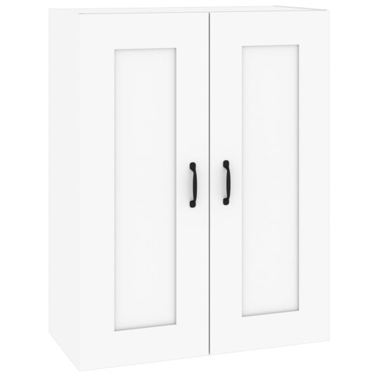 vidaXL Hengende veggskap hvit 69,5x32,5x90 cm