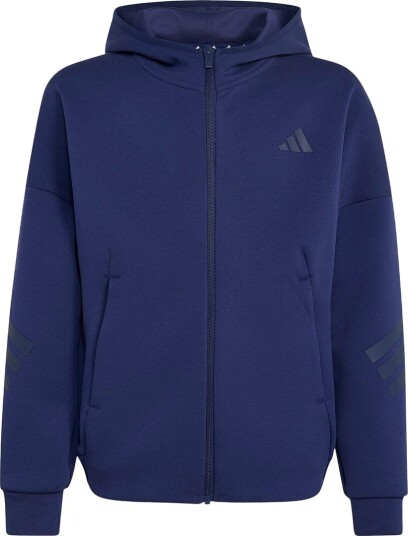 adidas Performance Cardigan - Fremtid Icons 3S - Dark Blue/Natt - adidas Performance - 6 år (116) - Cardigan - Blå
