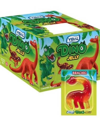 66 stk Vidal Dino Jelly / Gelegodteri Hel Eske 66 stk Vidal Dino Jelly / Gelegodteri Hel Eske