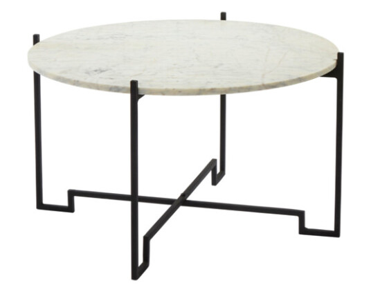 BUNBURY sofabord Ø 67,5 cm Hvit