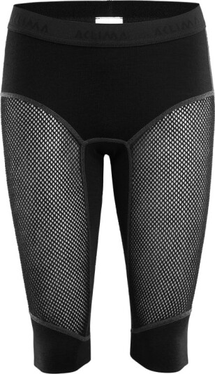 Aclima WoolNet Long Shorts Women M, Jet Black