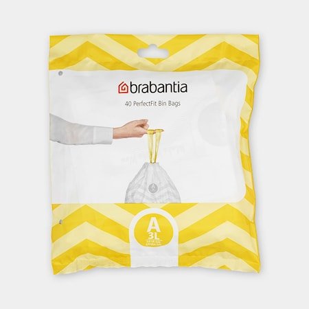 PerfectFit avfallsposer A, 3 liter [40 stk. poser per forpakning]