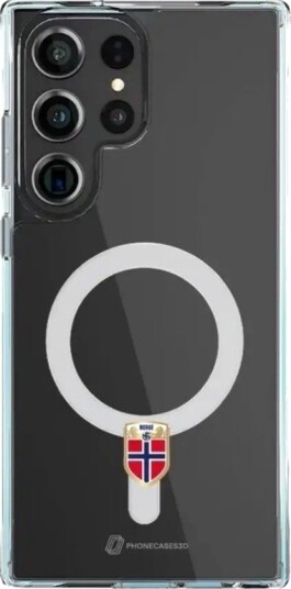 Phonecases3D Samsung Galaxy S25 Ultra Norges Fotballforbund Clear case (MagSafe) -mobildeksel, svart