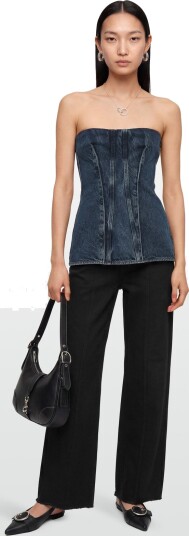 Agolde Lara Corset Navy XS