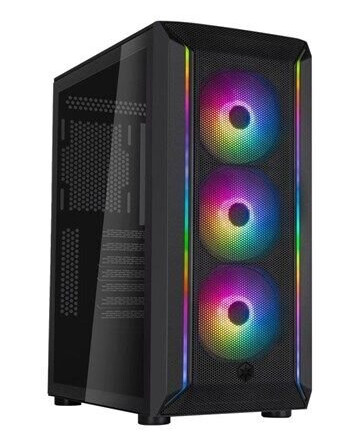SilverStone FARA 511Z Mid Tower Kabinett med Herdet Glass Svart SilverStone FARA 511Z Mid Tower Kabinett med Herdet Glass Svart