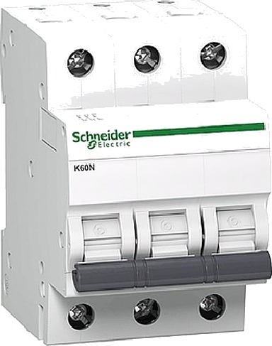 Schneider Electric Automatsikring 3P C 25A 6Ka Ac K60n - A9k02325