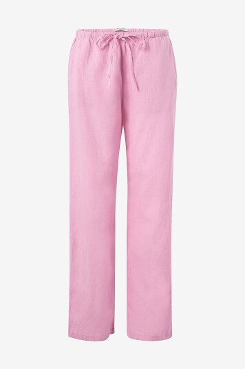 Gina Tricot Bukser Dina Linen Trousers Rosa Gina Tricot Bukser Dina Linen Trousers Rosa