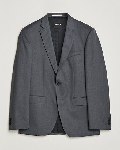 Boss Huge Slim Fit Wool Blazer Dark Grey Boss Huge Slim Fit Wool Blazer Dark Grey