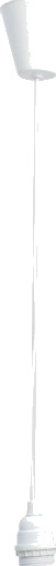 Nordlux Basic lampeoppheng hvit