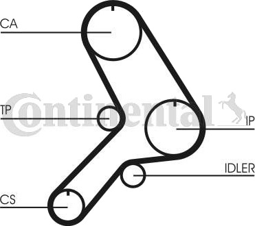Registerrem CONTITECH CT611