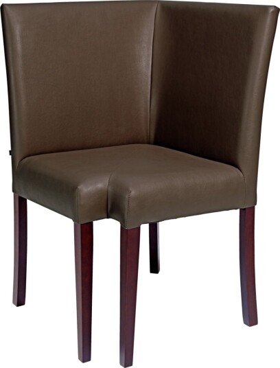 VEGA Hjørnedel Elegance; 63x63x95.5 cm BxDxH; Sete Brun Ramme Wenge