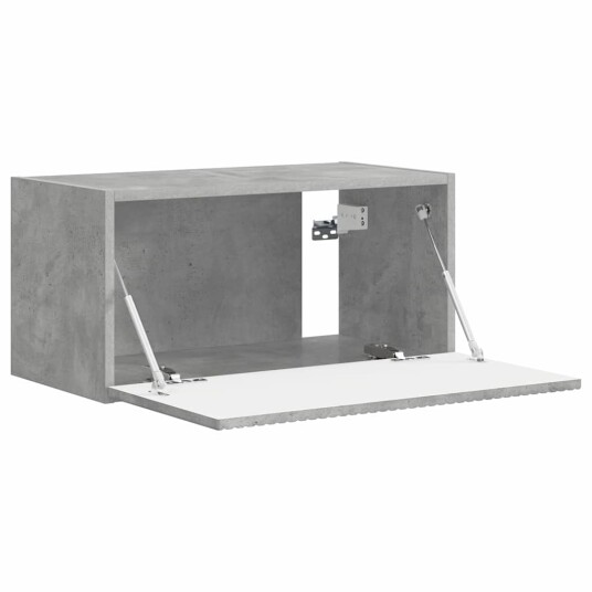 TV Veggskap Veggmontert Betong 60 x 31 x 29.5 cm Konstruert tre