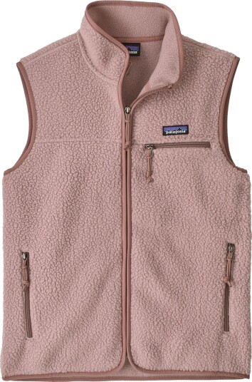 Patagonia Women"s Retro Pile Fleece Vest Stingray Mauve S