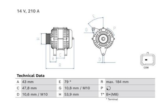 Dynamo BOSCH 0 986 085 570