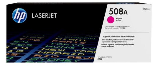 HP 508A / CF363A Magenta Toner - Laser toner Rød HP 508A / CF363A Magenta Toner - Laser toner Rød
