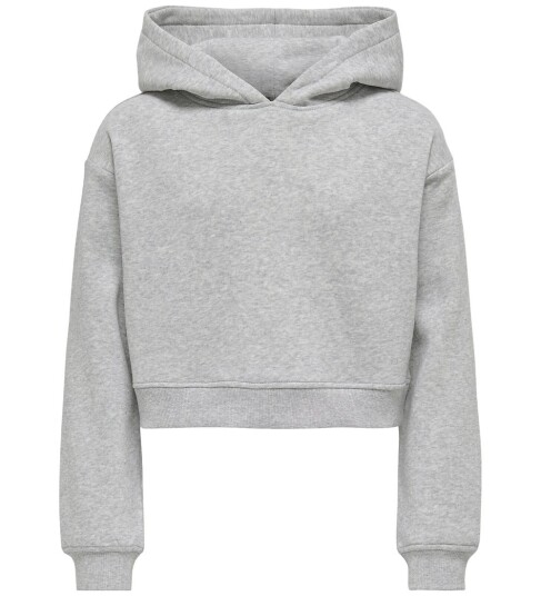 Kids Only Kogsweat L/S Hoodie Short Swt Noos Grey 122 128