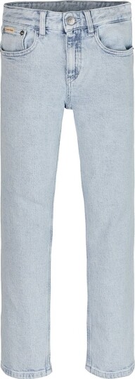 Calvin Klein Jeans Denim Regular Straight Clean Sky Blue Calvin Klein 8 år 128 Jeans Blå