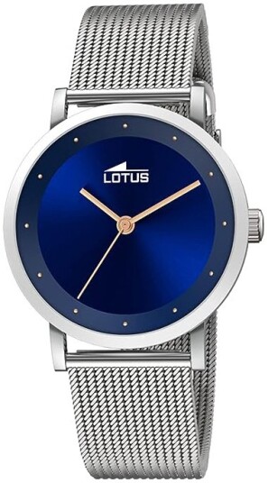 Lotus Dameklokke 18790/2 Trendy Blå/Stål Ø35 mm