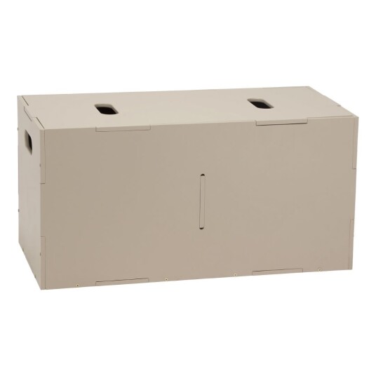 Nofred Cube Long Storage Bench Beige