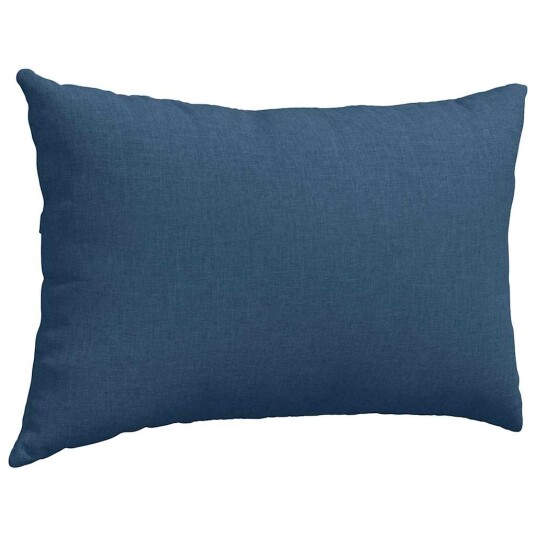 Sofaputer 2 pcs Blå 60 x 40 cm stoff