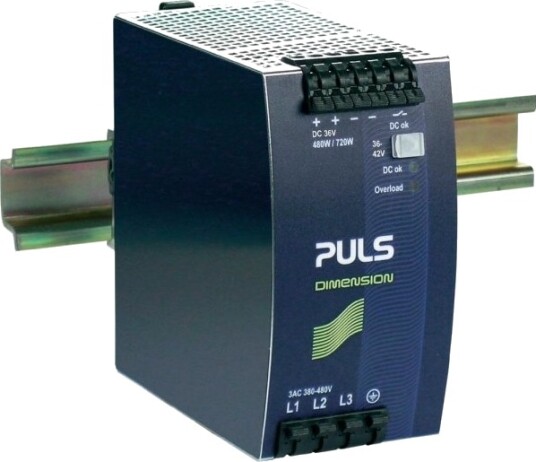Puls QT20.361 Strømforsyning DIN 36V DC 13.3A 480W