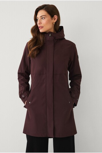 Áhkká Parkas Parka With Hood W Brun