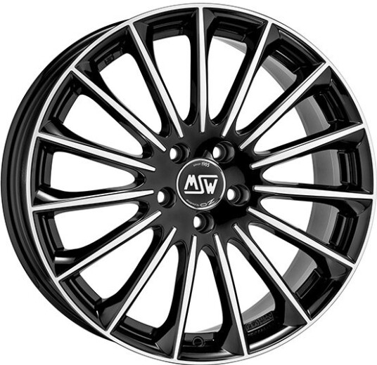 MSW 30 G.Blk F.Pol 8.5 x 19 CB64,10 ET40 5/114.3 8.5 x 19