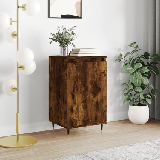 vidaXL Skjenk røkt eik 40x35x70 cm konstruert tre vidaXL Skjenk røkt eik 40x35x70 cm konstruert tre