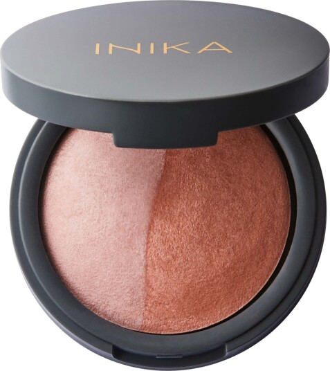 Inika Organic Baked Blush Duo  Pink Tickle
