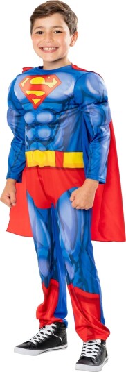 Rubies Deluxe Superman Barnekostyme 110-116 cm