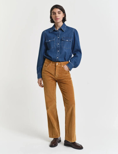 GANT Corduroy Flare Jeans - Beige - 31 GANT Corduroy Flare Jeans - Beige - 31