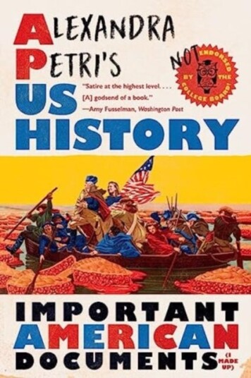 Alexandra Petri's US History Important American Documents (I Made Up) Alexandra Petri's US History Important American Documents (I Made Up)