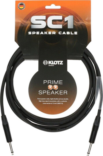 Klotz Jack -Jack Kabel Høytaler Kabel 2 Meter