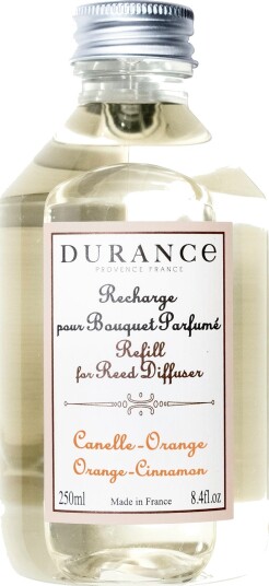 Durance Refill Reed Diffuser Orange Cinnamon 250ml Durance Refill Reed Diffuser Orange Cinnamon 250ml
