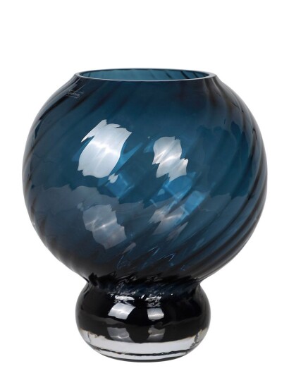 Specktrum Meadow Swirl Vase Small Blue H20CM