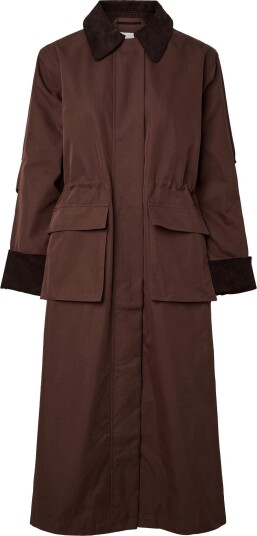 YAS Yasanca Ls Parka Coat S. Noos Brown 40