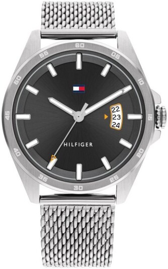 Tommy Hilfiger Herreklokke 1791912 Carter Sort/Stål Ø42 mm Tommy Hilfiger Herreklokke 1791912 Carter Sort/Stål Ø42 mm