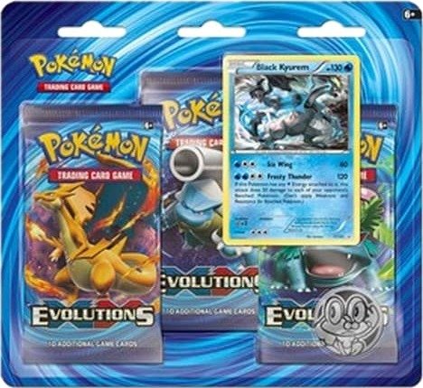 Pokemon Evolutions: Black Kyurem 3-Pack Blister