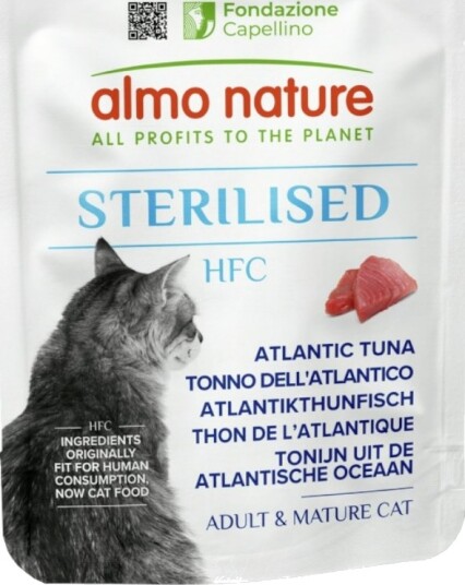 Almo Nature Hfc Våtfôr Sterilised Atlanterhavs Tunfisk 24 X 50 G