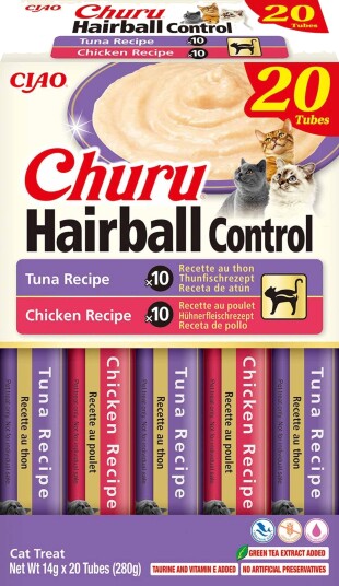 Churu Hairball Control Kattegodbiter 20 stk