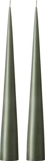 ester & erik ester & erik kjeglelys 37 cm 2 stk. matt Green soil 70