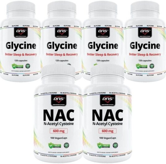 DNS Glynac Pakketilbud Glycine & Nac I Kapsler DNS Glynac Pakketilbud Glycine & Nac I Kapsler