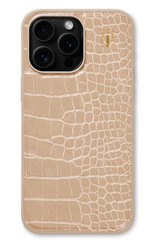 Ideal Of Sweden Vegan Leather Case Warm Beige Croco (IDVLC-I2367P-456)