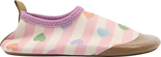 Mikk line Badesko Heart Opp Mikk line 27/28 Badesko Beige Hvit Lilla Rosa