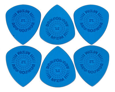 Dunlop Flow Standard Picks 0.73 Blå