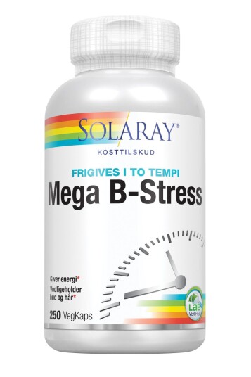 Solaray Mega B-Stress 250 Kapslar Solaray Mega B-Stress 250 Kapslar