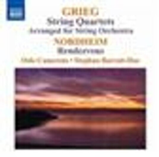 Grieg Nordheim String Quartets Arr For String Orch Rendezvous CD