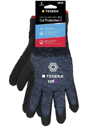 Tegera Kuldeisolerende Hansker 8831r Str. 8